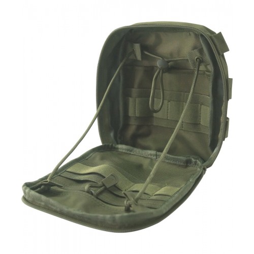 Kombat UK Frontier Admin Pouch (OD), Pouches are simple pieces of kit designed to carry specific items, and usually attach via MOLLE to tactical vests, belts, bags, and more